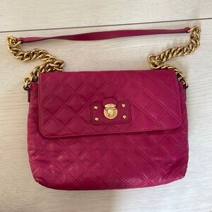 Marc Jacobs pink quilted shoulder bag